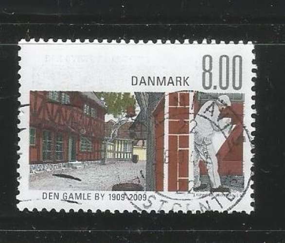 Danemark 2009 - YT 1522 - Rue et peintre- cote 2,00