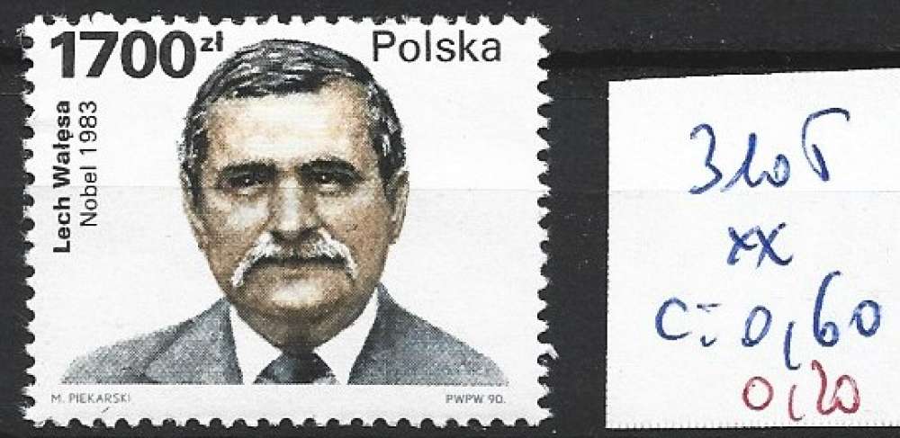 POLOGNE 3105 ** côte 0.60 €