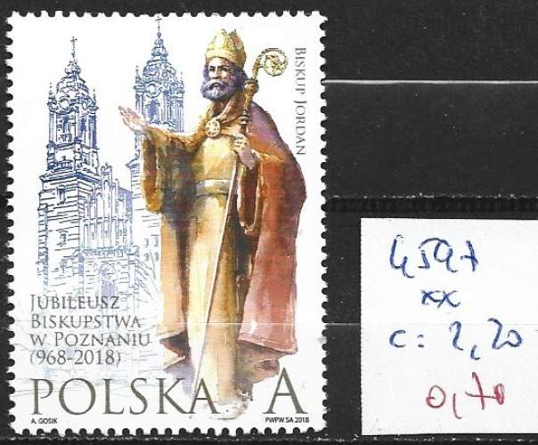 POLOGNE 4597 ** côte 2.20 €