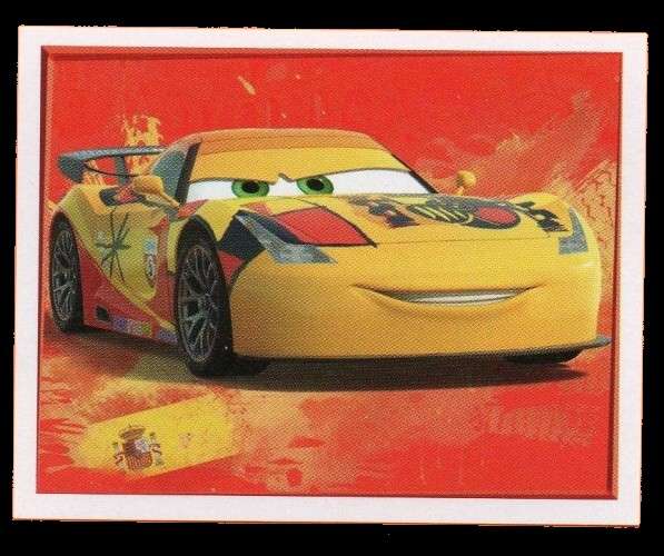 Panini Monde magique Disney Carrefour 2011 Cars N°033