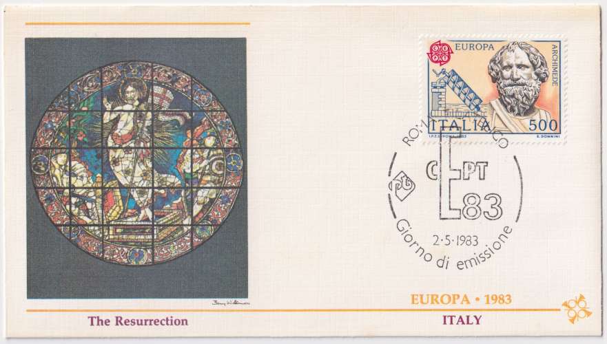 Italie FDC 1983 Y&T 1575 - Europa (scan dos) 