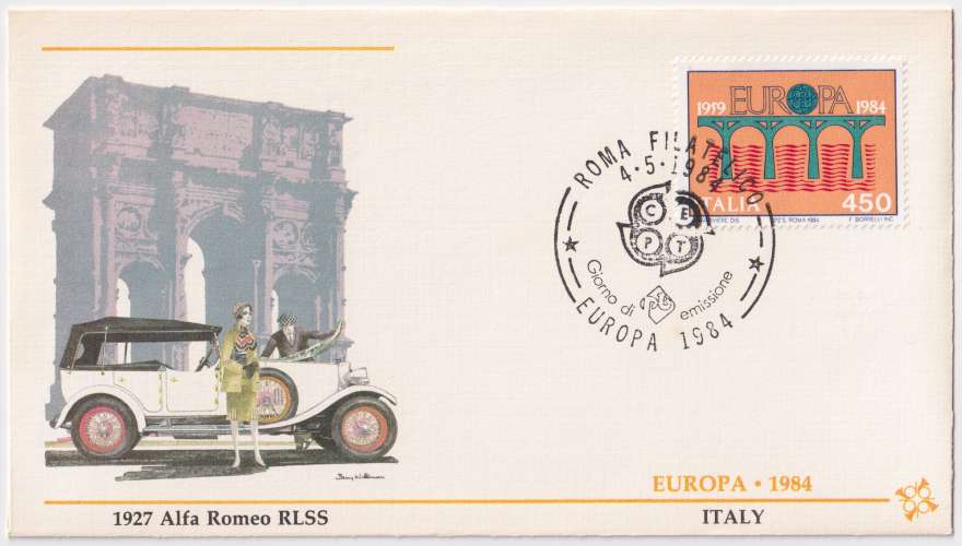 Italie FDC 1984 Y&T 1618 - Europa (scan dos) 