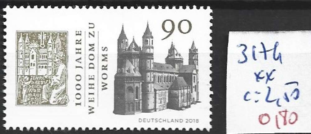 ALLEMAGNE RFA 3174 ** côte 2.50 €