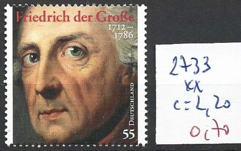 ALLEMAGNE RFA 2733 ** côte 2.20 €