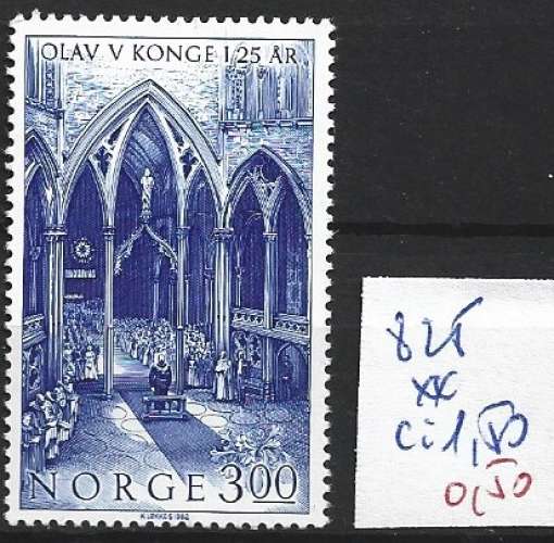 NORVEGE 825 ** côte 1.50 € 