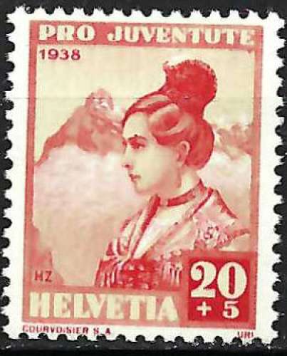 Suisse - 1938 - Y & T n° 318 - MNH