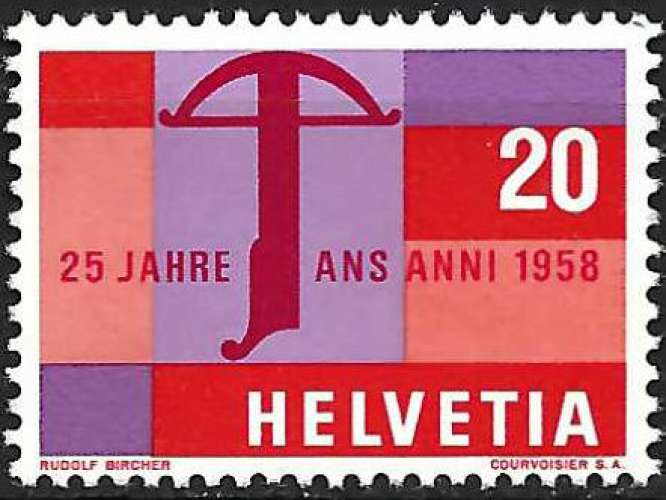 Suisse - 1958 - Y & T n° 604 - MNH