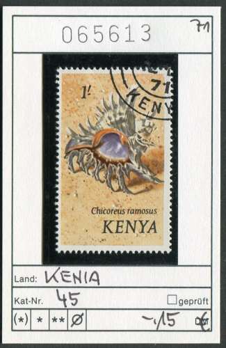 Kenya 1971 - Michel 45 - oo oblit. - 