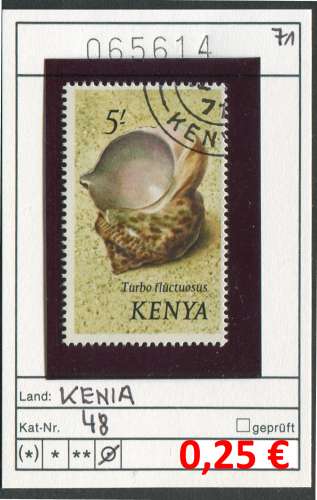 Kenya 1971 - Michel 48 - oo oblit. - 