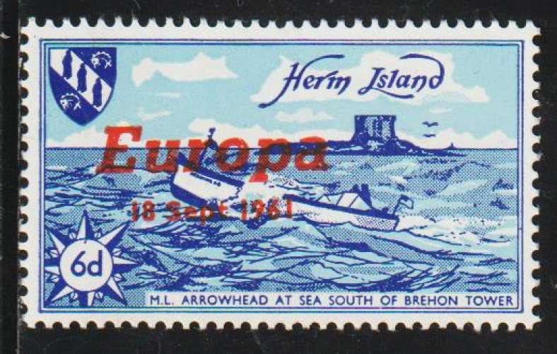 HERM ISLAND 1961 - Michel N° 1961E