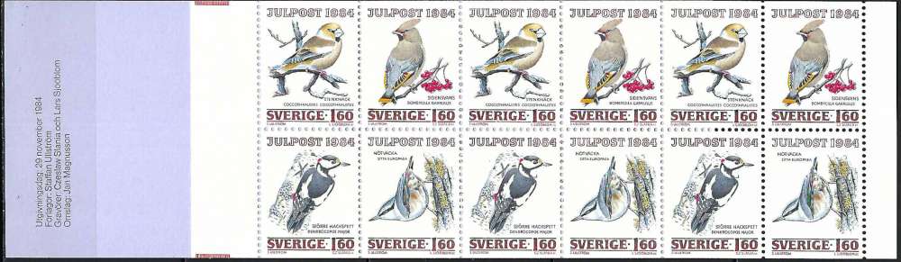 Suède - 1984 - Y & T n° C1289 Carnet - MNH