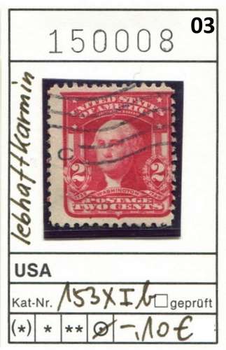 Etats-Unis 1903 - Michel 153 X I b - oo oblit. - 