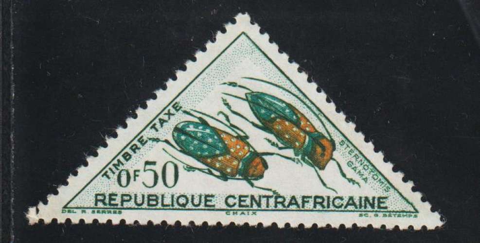 CENTRAFRIQUE Taxe - Y&T N° 2