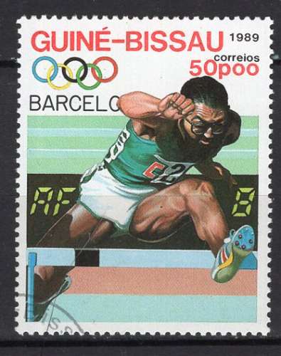 GUINEE BISSAU 1989  JEUX OLYMPIQUES DE BARCELONE OBLITERE