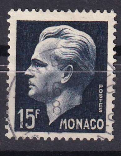 Monaco - 1951 - Prince Rainier N° Yvert 367 oblitéré