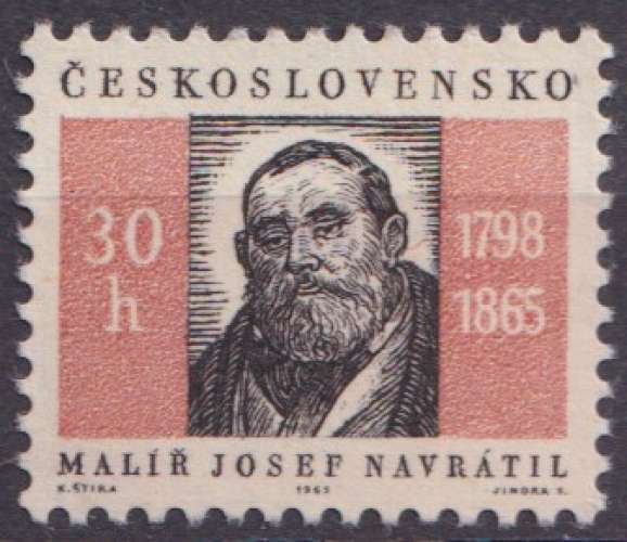 Tchecoslovaquie 1965 Y&T 1426 neuf ** - Josef Navratil 