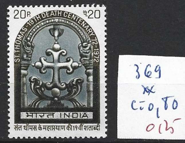 INDE 369 ** côte 0.80 € 