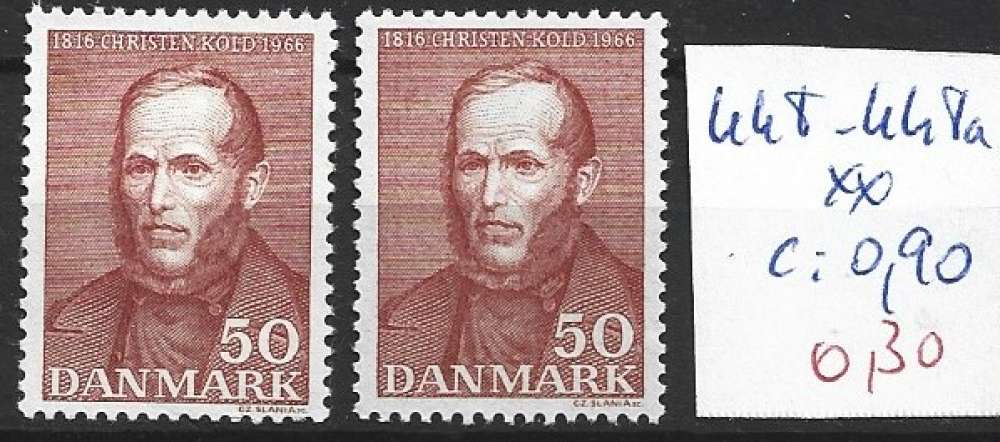 DANEMARK 448-448a ** côte 0.90 € 