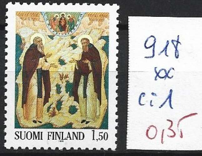 FINLANDE 918 ** côte 1 € 