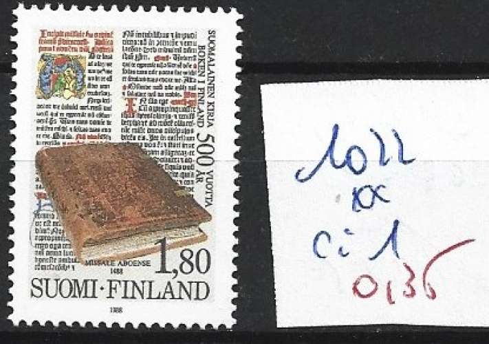 FINLANDE 1022 ** côte 1 € 