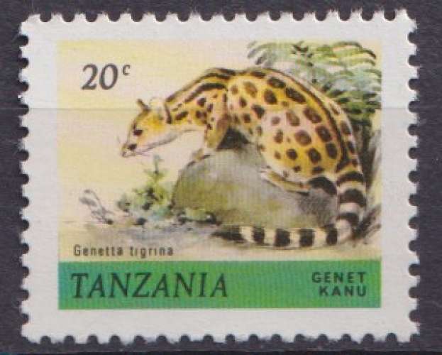 Tanzanie 1980 Y&T 164 neuf ** - Animaux sauvages 