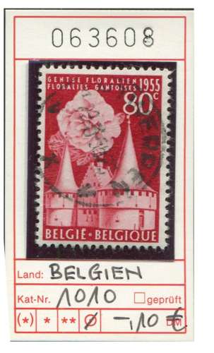 Belgique 1955 - Michel 1010 -  COB  - oo oblit.