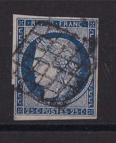 FRANCE   YT   n° 4   oblitéré   1850