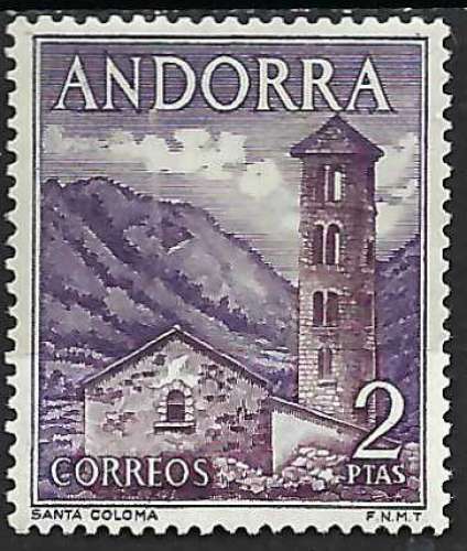 Andorre Espagnol - 1963-64 - Y & T n° 56 - MH