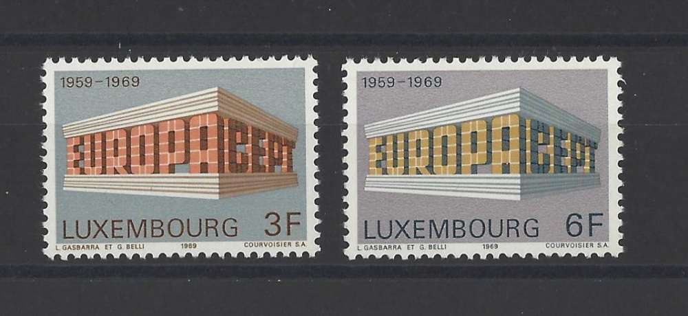 LUXEMBOURG   YT   n° 738/739   neuf **   1969