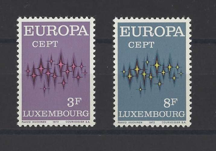 LUXEMBOURG   YT   n° 796/797    neuf **   1972