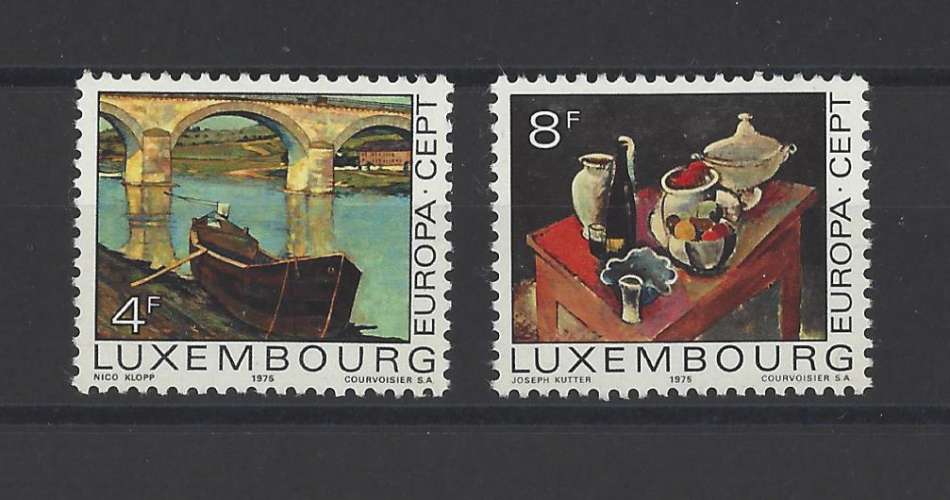 LUXEMBOURG   YT   n° 856/857    neuf **   1975