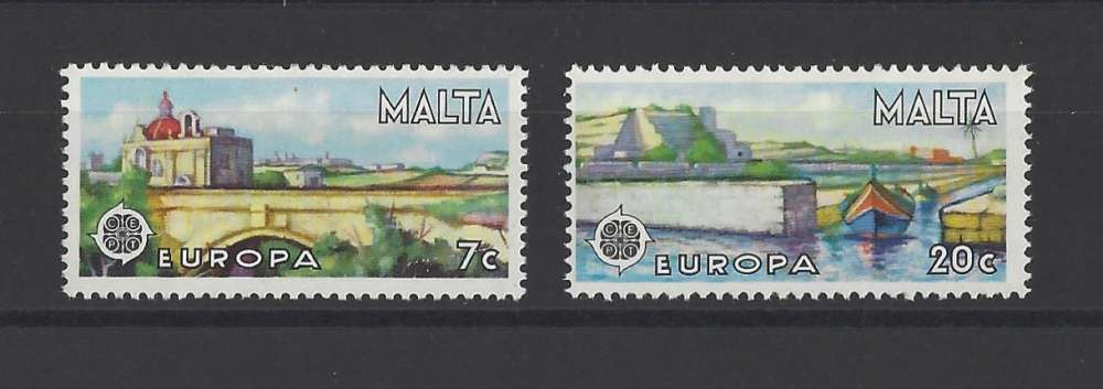 MALTE   YT   n° 549/550    neuf **   1977