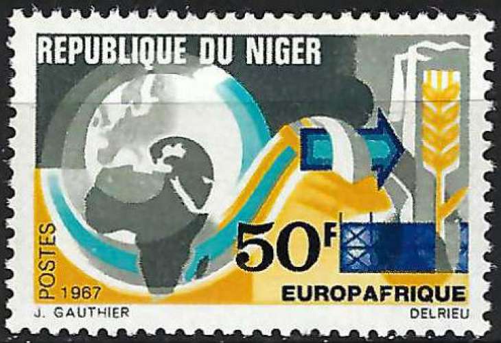 Niger - 1967 - Y & T n° 205 - MH