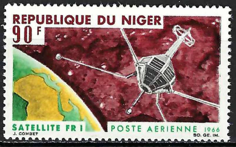 Niger - 1966 - Y & T n° 60 Poste aérienne - MH