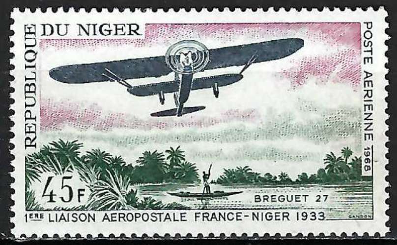 Niger - 1968 - Y & T n° 83 Poste aérienne - MH