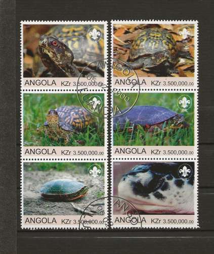 TORTUES DU MONDE - SERIE DE L'ANGOLA