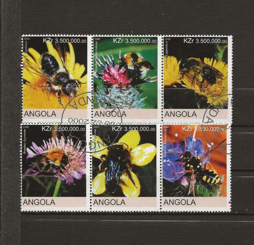 ABEILLES DU MONDE - SERIE DE L'ANGOLA