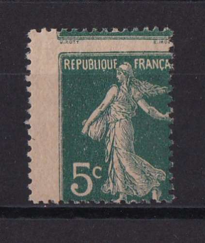 FRANCE  YT  n° 137w    neuf *   1907