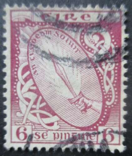 IRLANDE N°48 filigrane Se oblitéré cote 5€