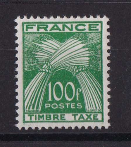 FRANCE   YT  Taxe n° 89   neuf *    1946