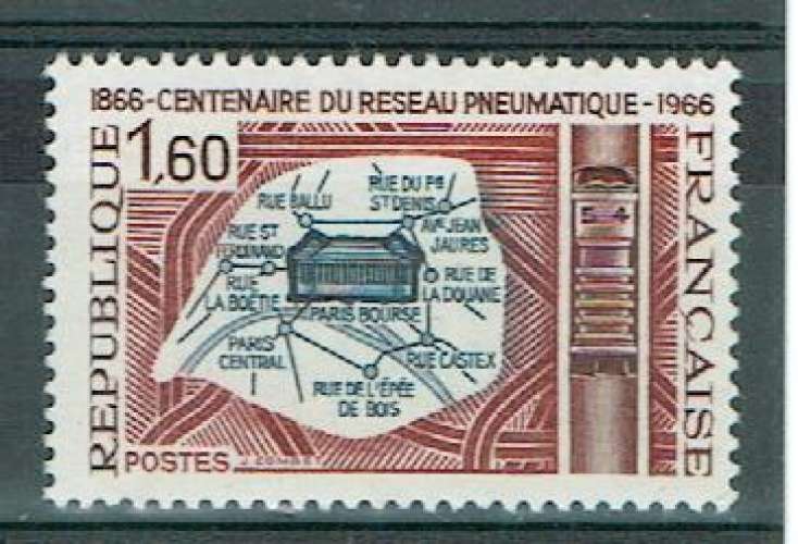 FRANCE 1966 - YT 1498 ** MNH.