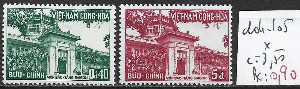 VIETNAM DU SUD 104-105 * côte 3.50 € 