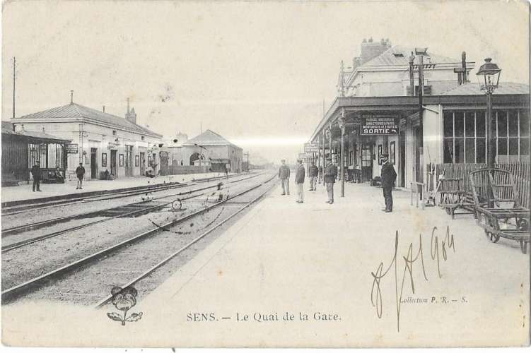 SENS: le quai de la Gare - coll PR - S