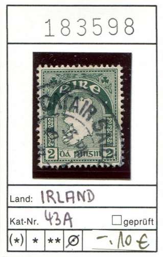 Irlande 1922 -  Michel 43 A - oo oblit.