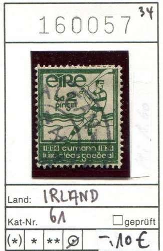 Irlande 1934 -  Michel 61 - oo oblit.