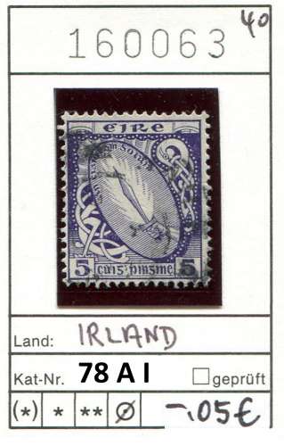 Irlande 1940 -  Michel 78 AI - oo oblit.