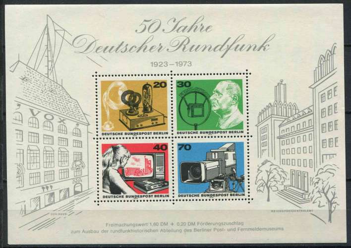 ALLEMAGNE BERLIN 1973 NEUF** MNH BF N° 4