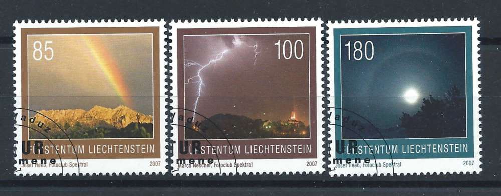 Liechtenstein N°1405/07 Obl (FU) 2007 - Phénomènes naturels