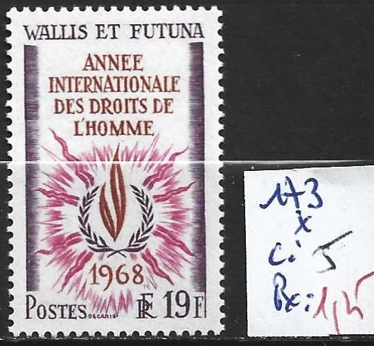 WALLIS ET FUTUNA 173 * côte 5 € 