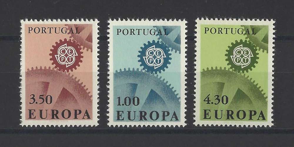 PORTUGAL  Y/T   n° 1007/1009   neuf **   1967